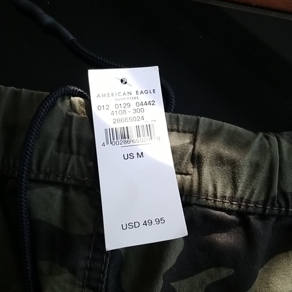 Boys camo pants.
